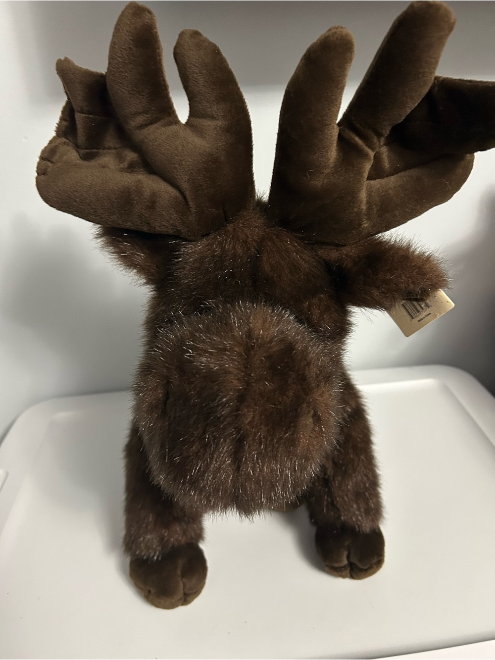Unipak Plush Brown Moose Stuffed Animal - Soft Forest Plush